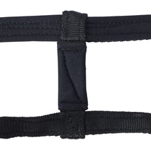 Dog Head Collar Black (with chain)