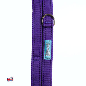 Multi-handled Dog Lead - Purple