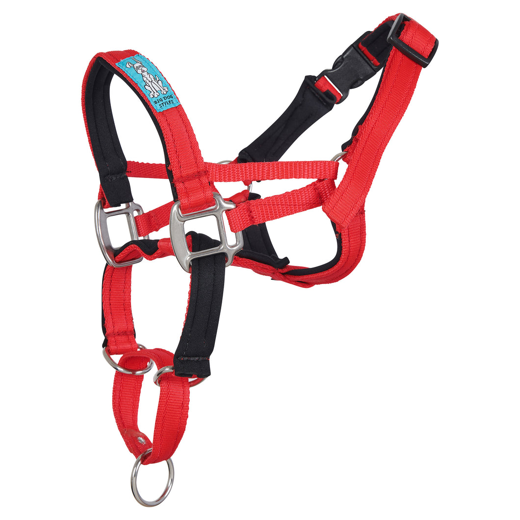 Dog Head Collar Red (without chain)